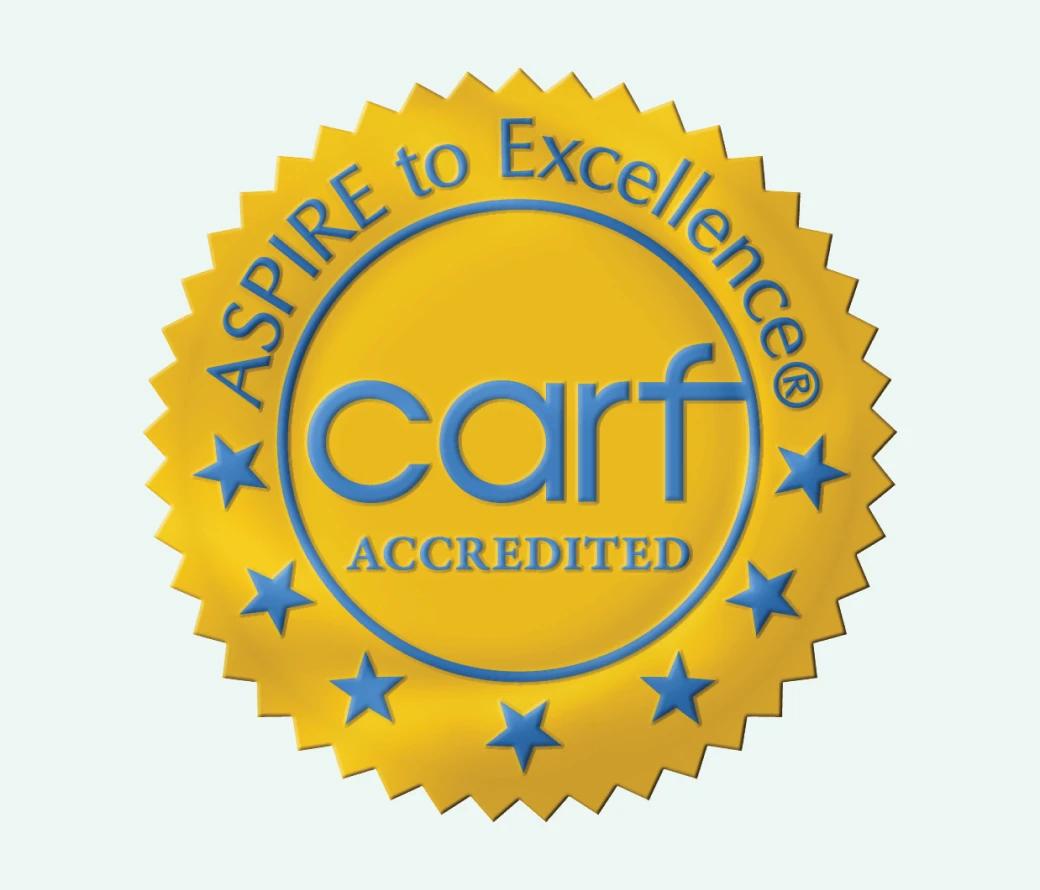 ASPIRE to Ecellence Carf Accredated badge
