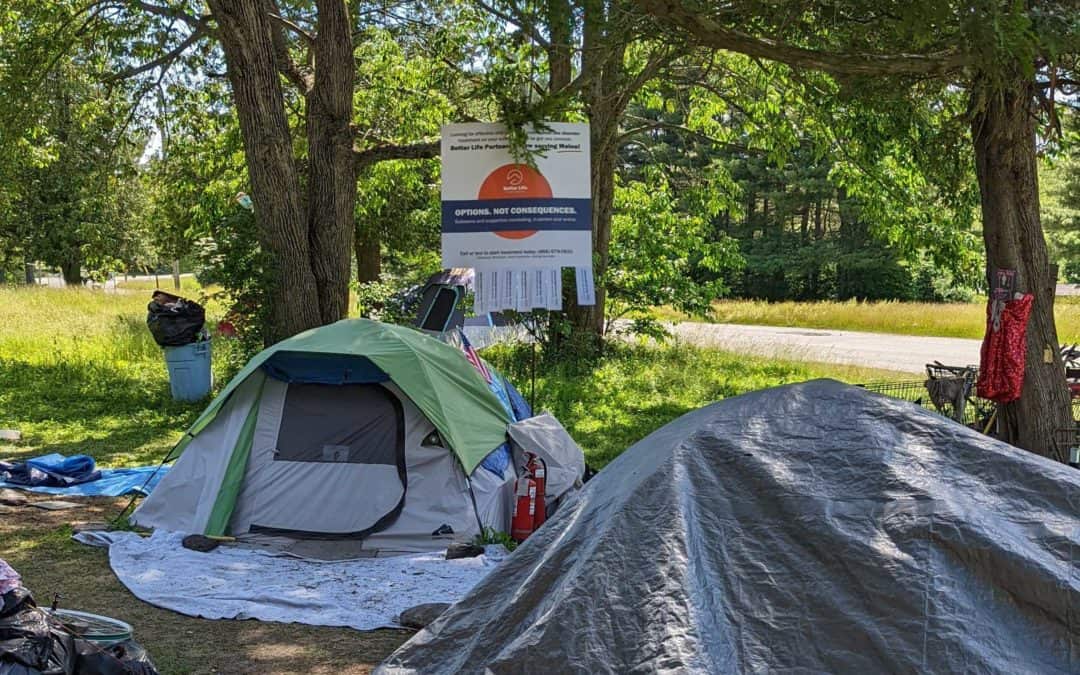 Better Life Partners Homeless Encampment