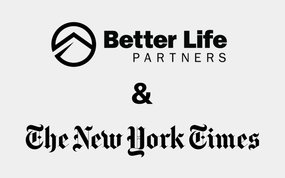 Better Life Partners in the New York Times