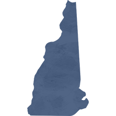 an icon in the shape of New Hampshire